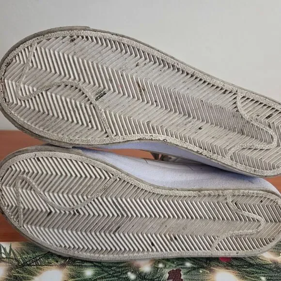 Nike BLAZER High Top Women/kids Sneakers NWD Sz 4.5y Retro Yellow Swoosh Mid 77 - Picture 5 of 8